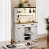 Sideboard Buffet Cabinet With Led Lights - 2 of 4