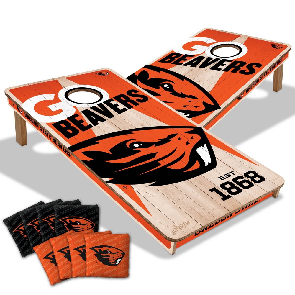 NCAA Oregon State Beavers 2'x4' Wood Toss Game Set