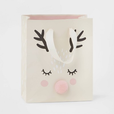 Petite Reindeer Nose Gift Bag - Wondershop™