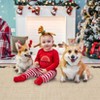 Christmas Runner Rug Solid Non-Slip Washable Christmas Kitchen Rug Holiday Decor Carpet for Dining Room Nursery Office - 4 of 4