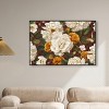 Art Remedy Maroon Elegance Floral Elegant realistic Floral Wall Art Framed - 2 of 4