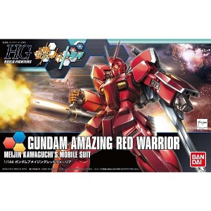 Bandai HGBF Build Fighters Try Gundam Amazing Red Warrior HG 1/144 Model Kit - 1 of 2