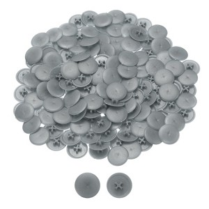 Unique Bargains Plastic Decoration Furniture White Screw Cap Covers - 1 of 3