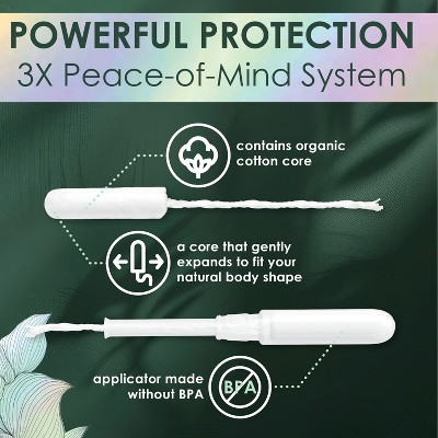 L . Organic Tampon Regular Tampons - 84ct