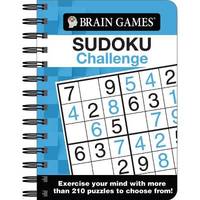 Brain Games Mini - Sudoku Challenge - by  Publications International Ltd & Brain Games (Spiral Bound)