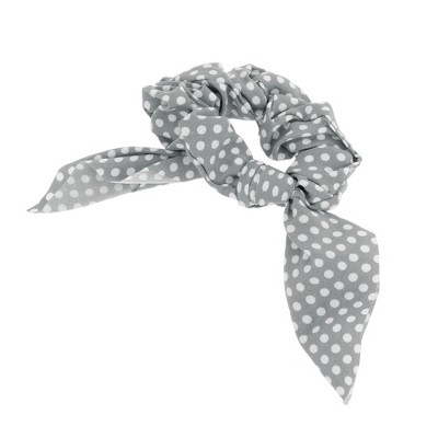 Unique Bargains Stylish Bow Dots Hair Ties 1 Pc