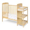 Lirago Crib and Changer Combo Natural Space Saving 2 in 1 Nursery Furniture - 4 of 4