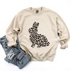 Simply Sage Market Leopard Bunny Sweatshirt - M - Dust - 3 of 4