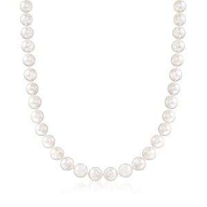 Ross-Simons 10-11mm Cultured Pearl Necklace With Sterling Silver Magnetic Clasp - 1 of 3