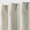 1pc Blackout Aruba Linen Window Curtain Panel - Threshold™ - image 2 of 3