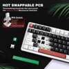 MaseiKar B75 PRO Wireless Mechanical Keyboard,75% Layout,Hot Swap Gasket Custom Structure,RGB Backlit,Bluetooth/Type-C/2.4G - 3 of 4