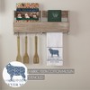 Sawyer Mill Blue Lamb Muslin Bleached White Tea Towel 19x28 - 3 of 4