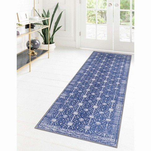 Navy blue runner rug hotsell