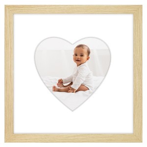 Americanflat Picture Frame with Oval Mat Insert and Shatter-Resistant Glass - Signature Collection - Photo Frame for Wall Display - 1 of 4