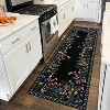 Washable Rugs, Living Room Rug, Non-Slip Soft Floral Rugs for Bedroom, Botanical Area Rug Carpet for Dining Room Guest Room - 2 of 4