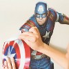 Captain America Kids' Wall Decal: Decalcomania Avengers Vinyl, Self-Adhesive, Repositionable, Multicolor, 27"x17", 9 Pieces - 4 of 4
