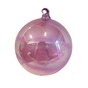 Season's Designs Christmas Tree 100Mm Glass Ornamentament Bulk Pack-Pearl Irr - 1 of 1