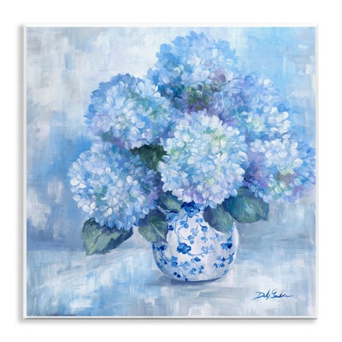 Stupell Industries Blossoming Blue Hydrangea Florals, 12" x 12" - image 1 of 4