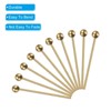 Unique Bargains Brass DIY Craft Jewelry Making Round Ball Head Pins 200 Pcs - 4 of 4