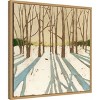 Amanti Art Winter Shadows II by Megan Meagher Canvas Wall Art Print Framed 22 x 22-in. - 3 of 4