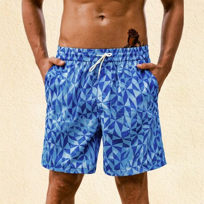 Men's House of Mirrors Geo Board Shorts - Cupshe