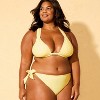 Women's Floral Print Mid-Rise Cheeky Coverage Side-Tie Bikini Bottom - Shade & Shore™ - 3 of 3
