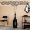 Uniquewise Frosted Fiberglass Tall Floor Vase - Decorative Vase for Modern Home Decor, Perfect for Living Room, Home Office - 4 of 4