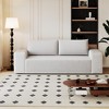 71" Corduroy 3-Seater Sofa with Deep Seat Design, Family Sofa for Living Room or Apartment, No Assembly Sofa for Couples or Guests-Koiai - 2 of 4
