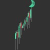 Men's Design By Humans Crypto Trading Hodl Vintage Stock Chart To The Moon By MiuMiuShop T-Shirt - 2 of 4
