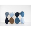 Storied Home Woven Wool Blend Pattern Lumbar Pillow, Multicolor - 3 of 4