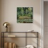 Monet - The Japanese Footbridge and the Water Lily Pool Giverny Canvas Impressionism Wall Art by Art Remedy Framed - 2 of 4