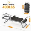 SEVOBAL Pilates Reformer Foldable Pilates Machine Equipment Home Use Gym Workout Advanced Beginners Users Up to 330lbs Capacity, Silver, - 3 of 4