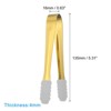 Unique Bargains Stainless Steel Tiny Desserts Ice Tongs with Silicone Head 7 Pcs - 2 of 4