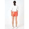 Women's High-waisted Faux Leather Short - Grey Lab - 2 of 2