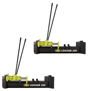Sun Joe Logger Joe 10-Ton Hydraulic Manual Steel Portable Log Splitter (2 Pack) - 1 of 4