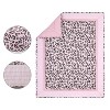 The Peanutshell Leopard Blush Baby Crib Bedding Set - Pink/Animal - 3pc - 2 of 4