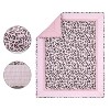 The Peanutshell Leopard Blush Baby Crib Bedding Set - Pink/Animal - 3pc - image 2 of 4