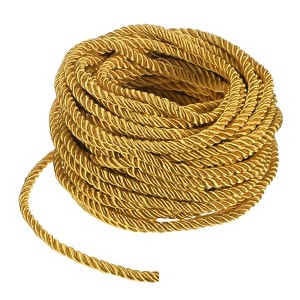 Unique Bargains Soft Polyester Decorative Cord Twisted Rope Trim 1 Pc - 1 of 4
