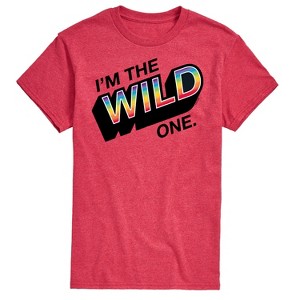 Men's - Uno - Im The Wild One Rainbow Short Sleeve Graphic T-Shirt - 1 of 4