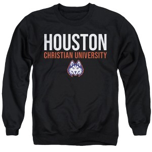 Houston Christian University Official Stacked Adult Crewneck Sweatshirt - 1 of 4