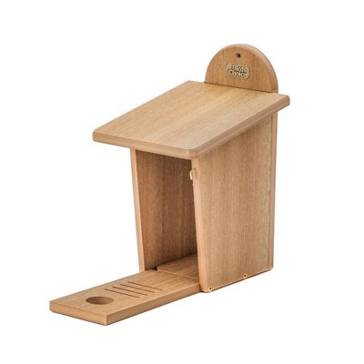 Natural Teak Recycled Plastic Bluebird House, 12.5"