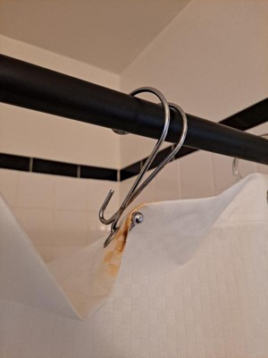 S Hook Without Roller Ball Shower Curtain Rings Matte Black - Made By  Design™ : Target