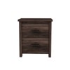 FONTOI Country Style Nightstand with 3 Drawers, Side Table with Storage Cabinet for Bedroom, Walnut, 15.7"*21.3"*19.1" - 4 of 4