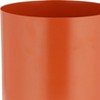 Sagebrook Home Flat Base Metal Indoor Outdoor Planter Pot with Stand Burnt Orange 6"x6"x13" - 4 of 4