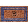 Calloway Mills 152971830A Blue Border 18 In. x 30 In. Monogram Doormat - 2 of 2