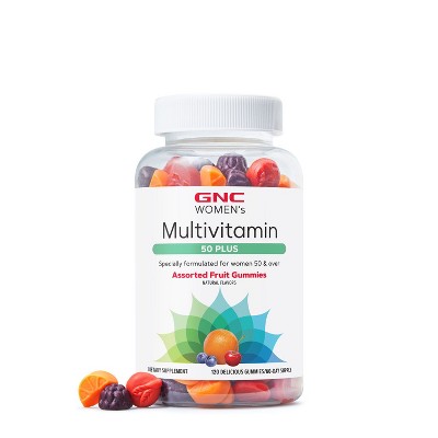 GNC Womens Multivitamin 50+ Gummies - Assorted Flavors - 120 Gummies