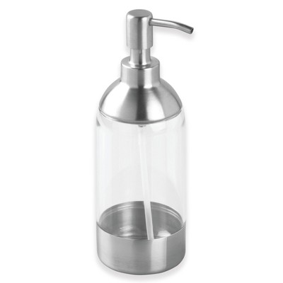 InterDesign Forma Anna Soap Pump 18oz Brushed Clear