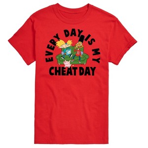 Men's - Hey Arnold! - Cheat Day Short Sleeve Graphic T-Shirt - 1 of 4