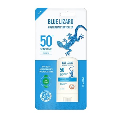 Blue Lizard Sensitive Sunscreen Stick - SPF 50 - 0.5oz