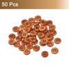 Unique Bargains Wooded Sewing DIY Craft Clothing Sewing Round Buttons 50 Pcs - 3 of 4